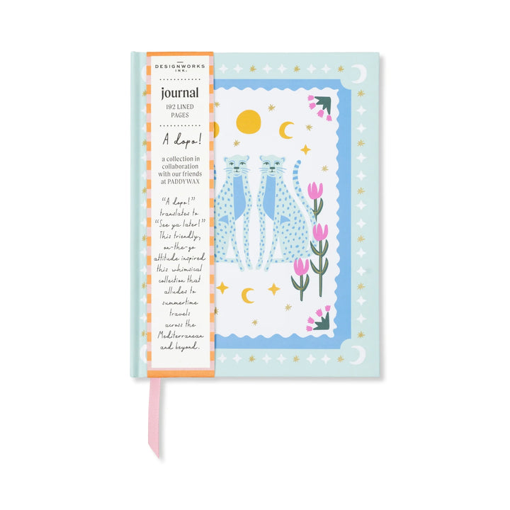 A Dopo Journal Blue Cheetahs
