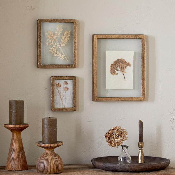 Jahala Wall Hung Photo Frame in Antique Brass