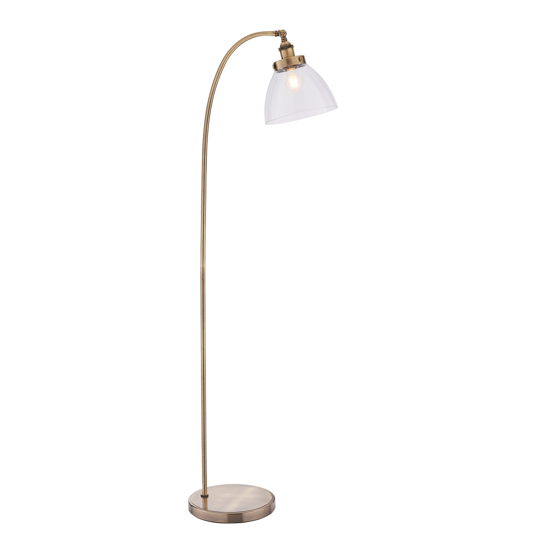 Hansen Floor Lamp in Antique Brass