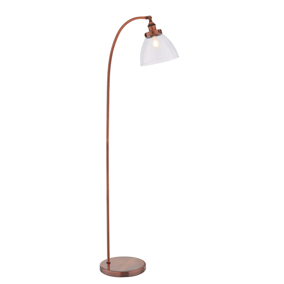 Hansen Floor Lamp in Aged Cooper