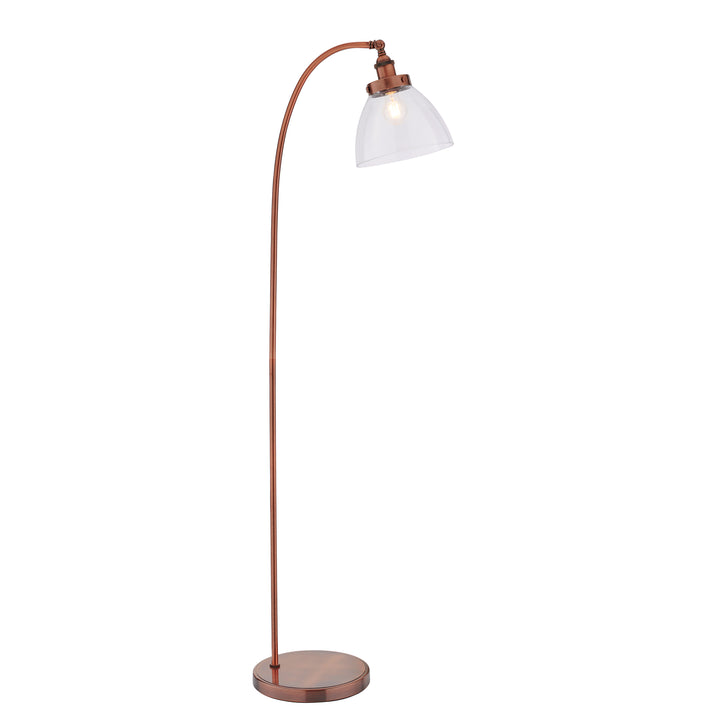 Hansen Floor Lamp in Aged Cooper