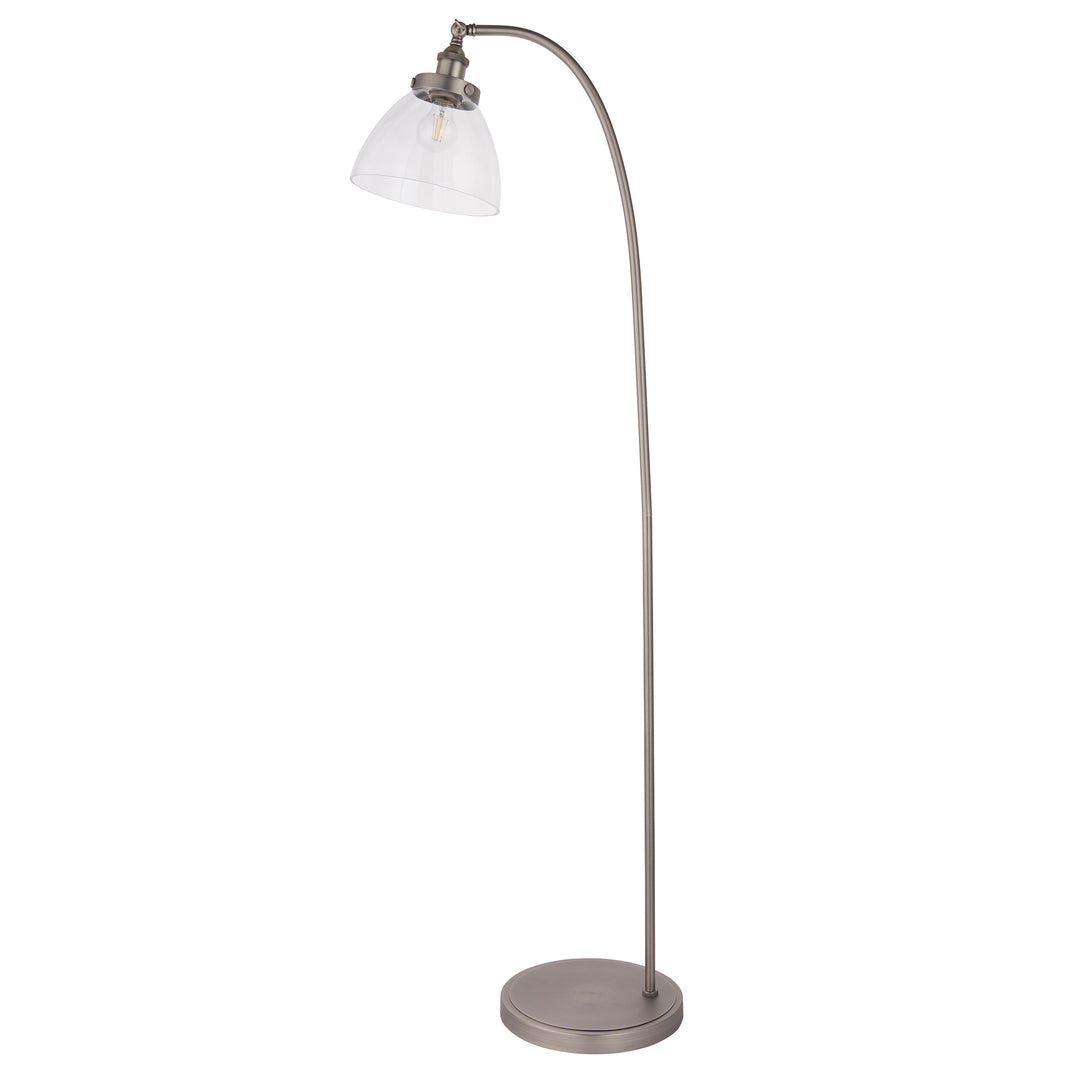 Hansen Floor Lamp in Brushed Silver