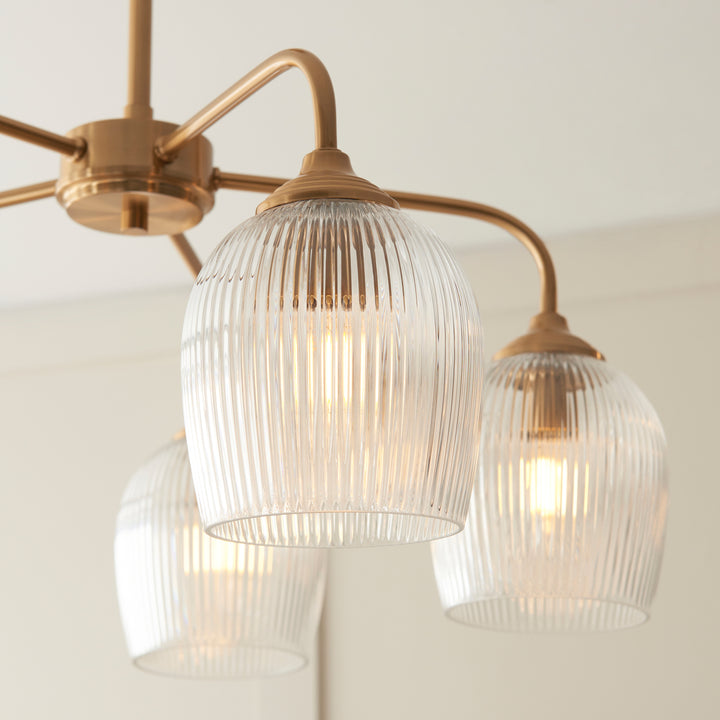 Ashcroft Ribbed Pendant Light
