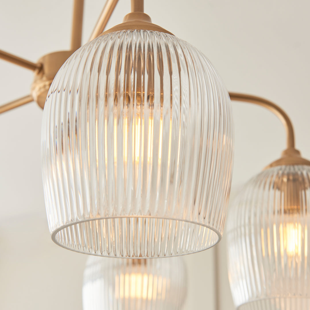 Ashcroft Ribbed Pendant Light