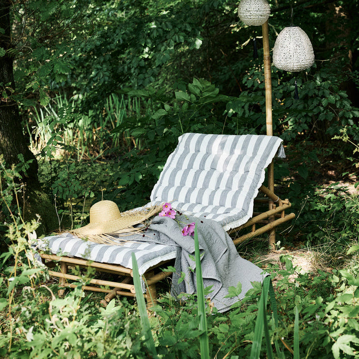 Felima Linen Outdoor Matress in Dark Grey