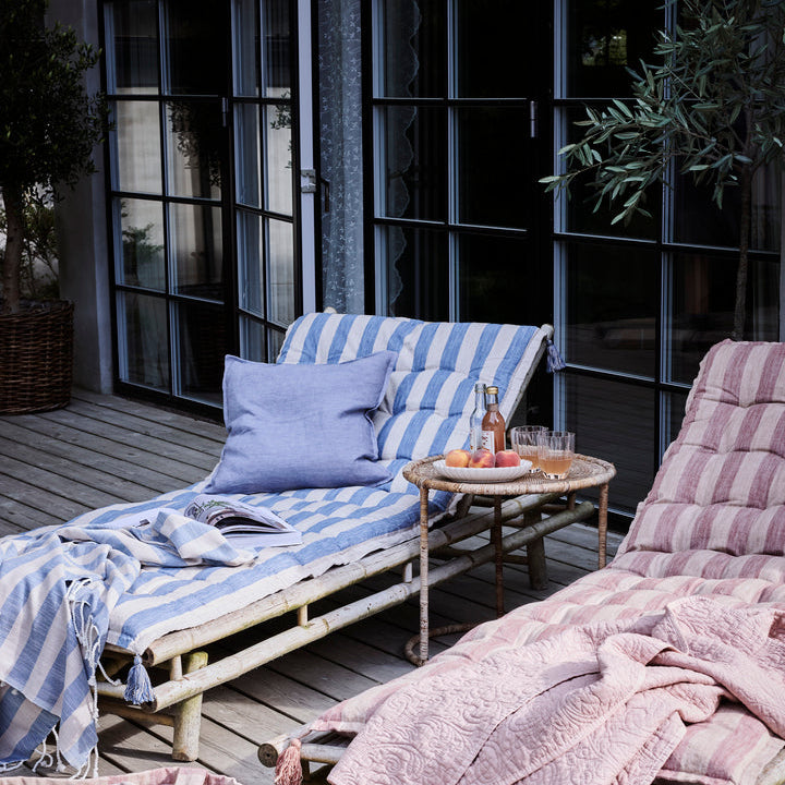Felima Linen Outdoor Matress in Blue