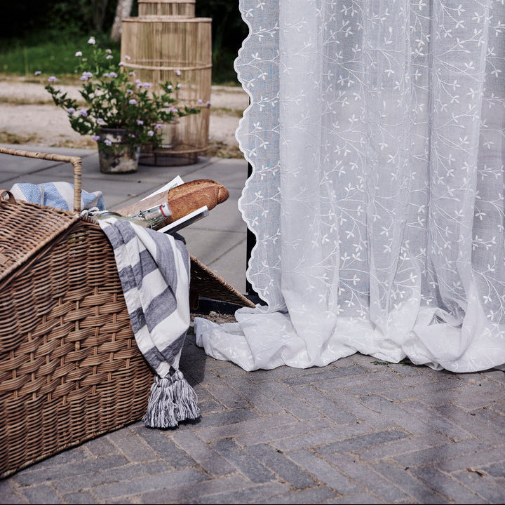 Felima Beach Blanket Linen in Dark Grey