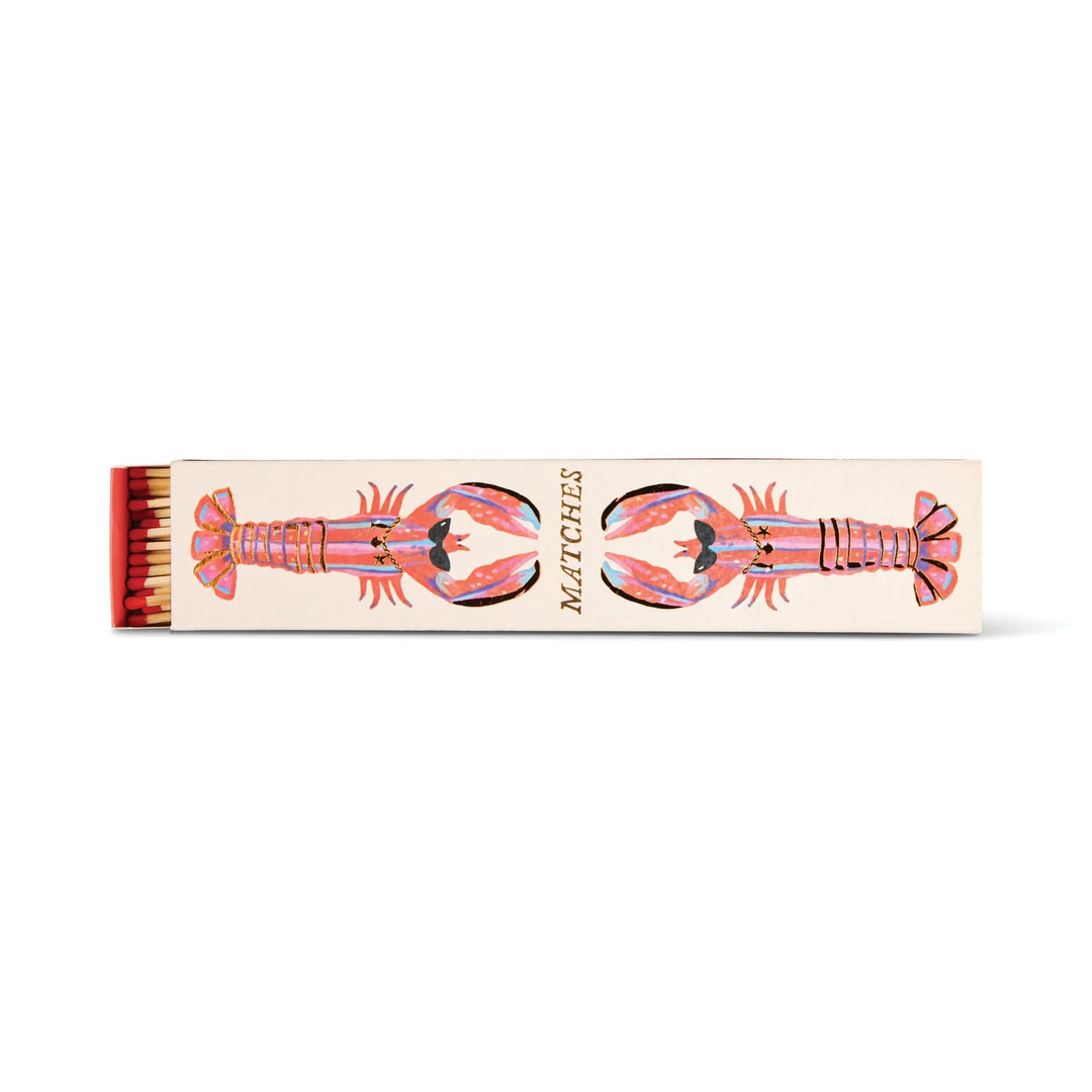 Paddywax Slender Boxed Matches (45 pcs) - Lobsters
