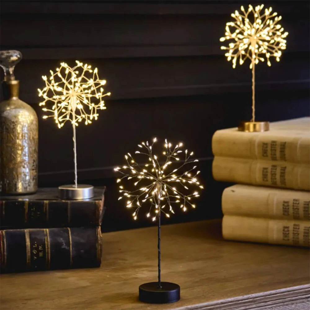Mini Table Dandelion Light in Black