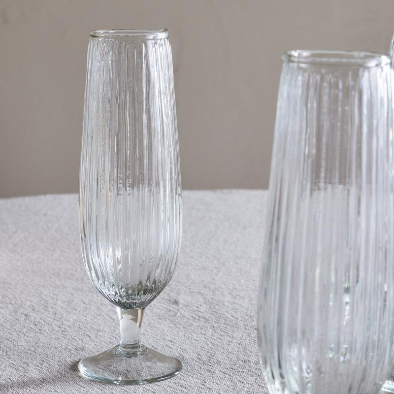 Otuba Champagne Flute in Clear Set of 4