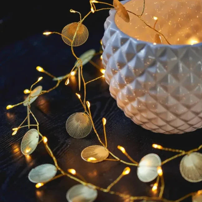 Palmi LED String Light in Gold 1.8m