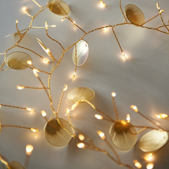 Palmi LED String Light in Gold 1.8m