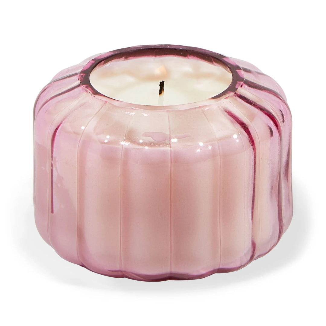 Ripple 4.50z Glass Candle Desert Peach