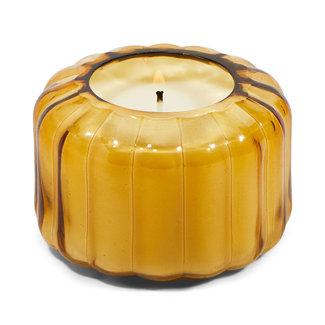 Ripple 4.50z Glass Candle Golden Ember