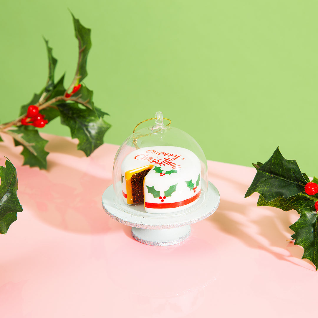 Christmas Cake Shaped Bauble