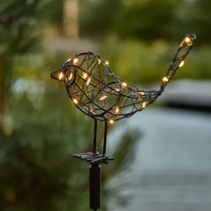 Solar LED Robin Stake Light