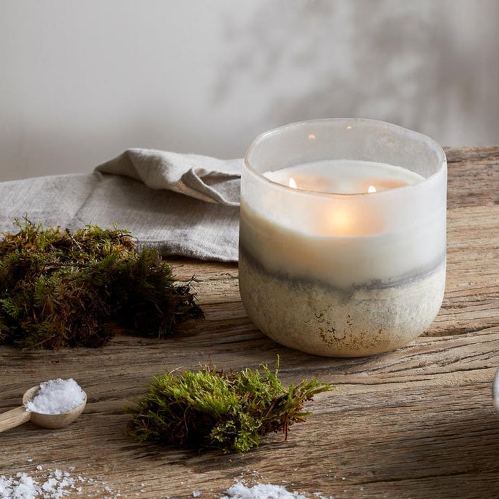 Sea Salt & Moss 3 Wick Scented Candle