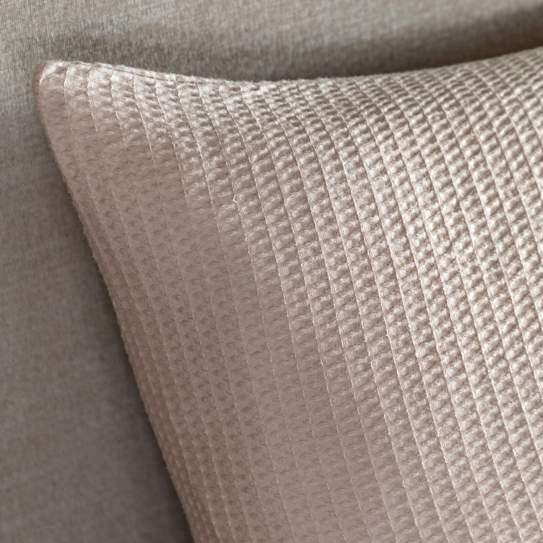 Mira Jacquard Duvet Set in Taupe