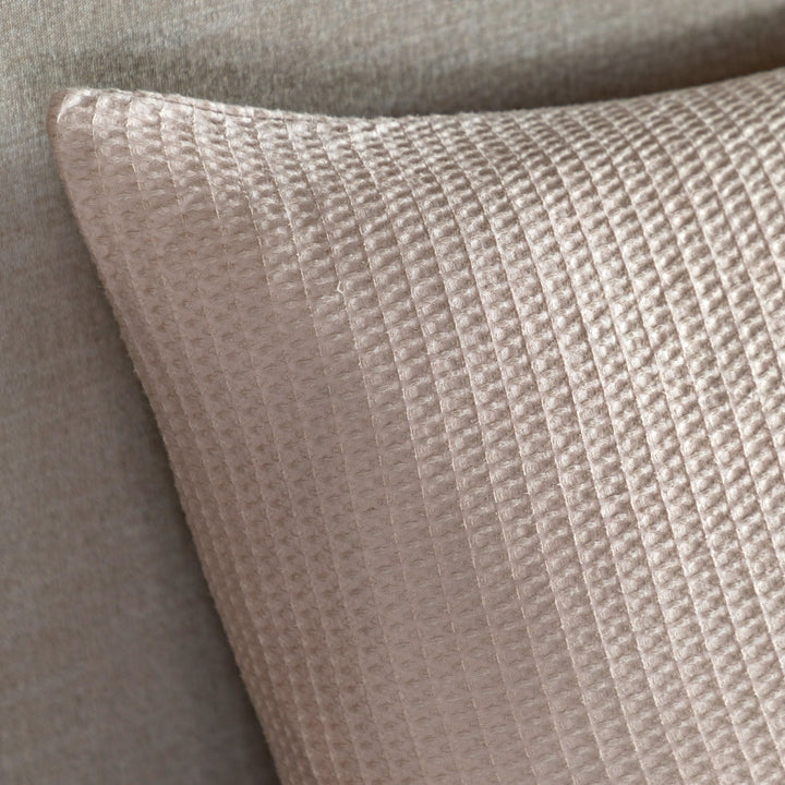 Mira Jacquard Duvet Set in Taupe