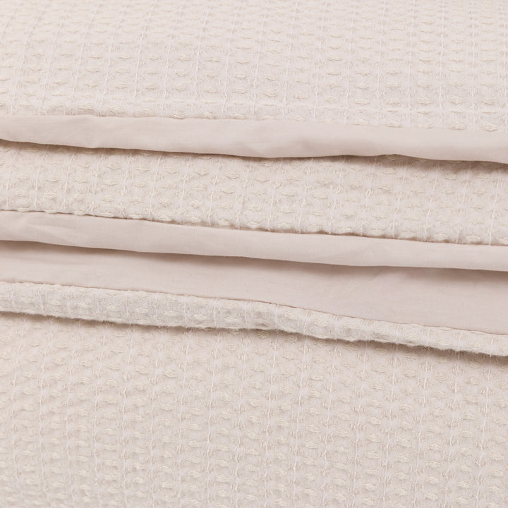 Mira Jacquard Duvet Set in Taupe