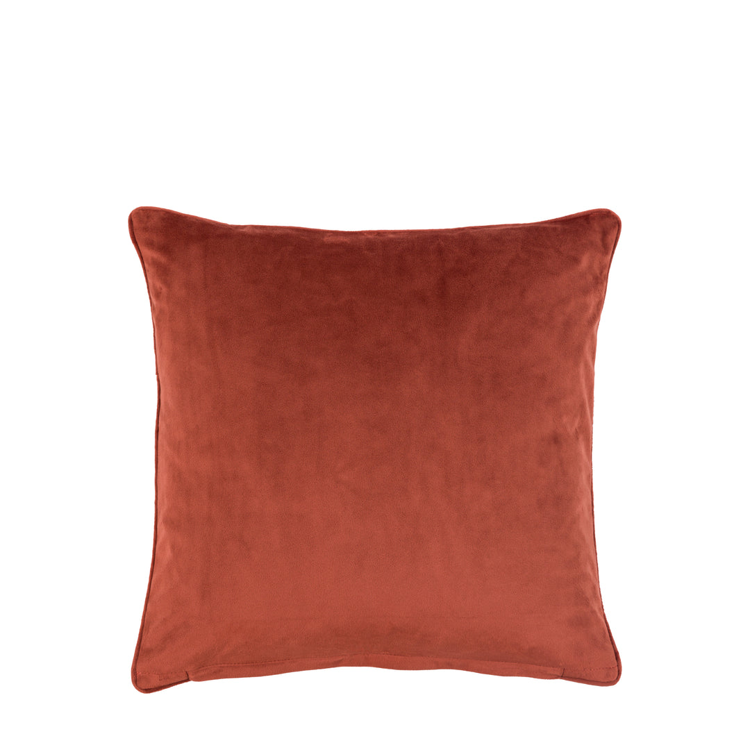 Autumn Leaf Chenille Cushion