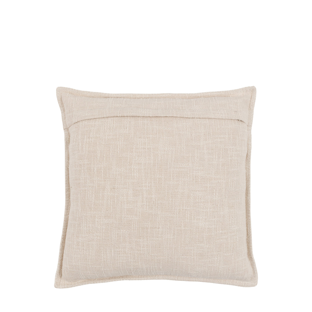 Deco Luxe Embroidered Snowflake Cushion