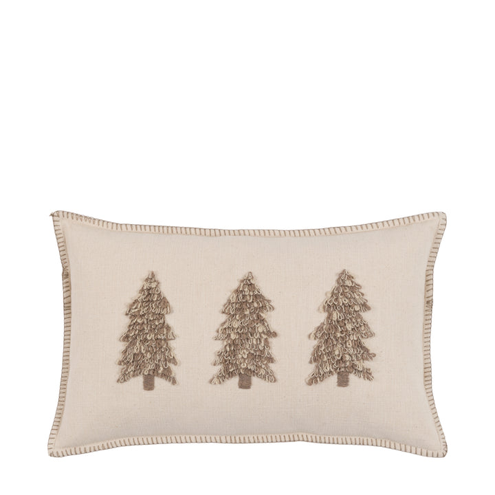 Deco Luxe Embroidered Trees Cushion