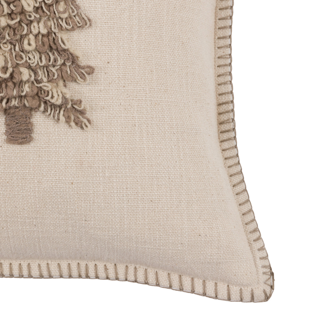 Deco Luxe Embroidered Trees Cushion