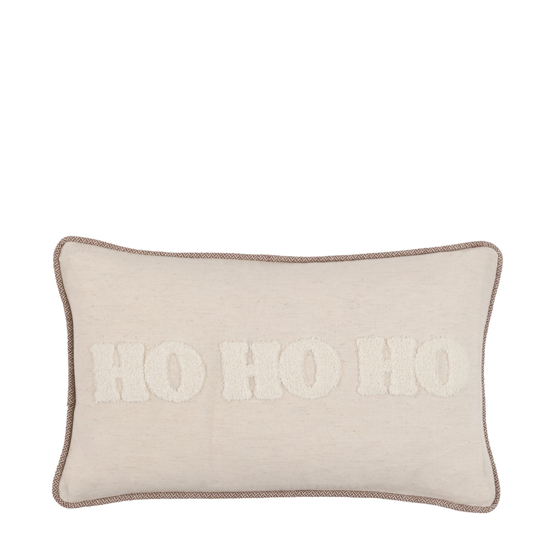 Deco Luxe HoHoHo Embroidered Cushion