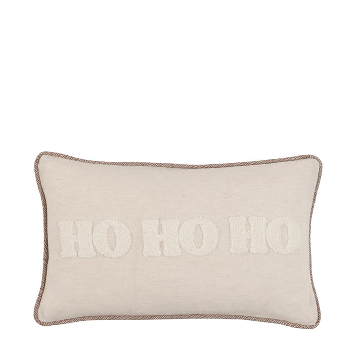 Deco Luxe HoHoHo Embroidered Cushion
