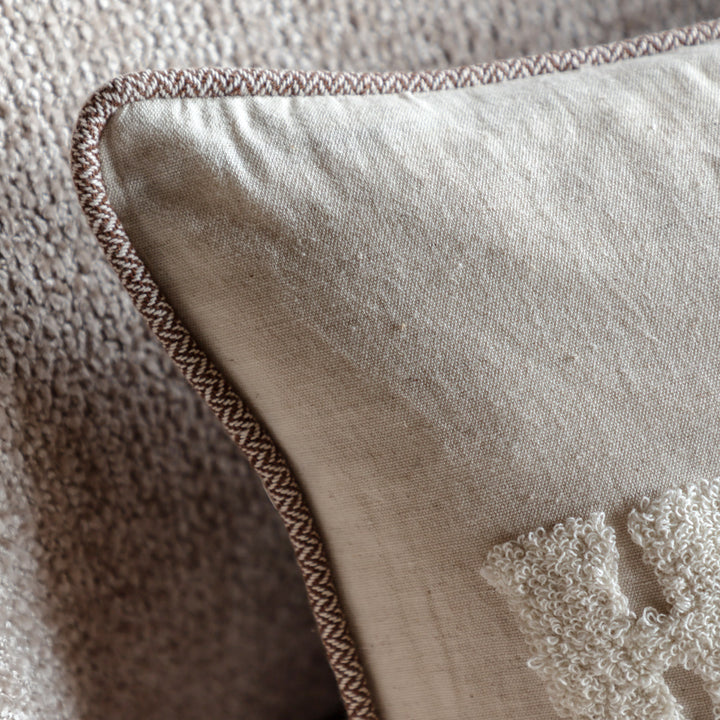 Deco Luxe HoHoHo Embroidered Cushion