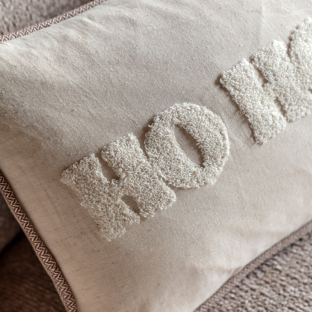Deco Luxe HoHoHo Embroidered Cushion