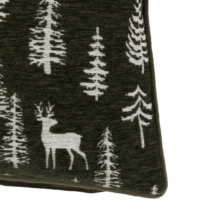 Woodland Stag Chenille Cushion