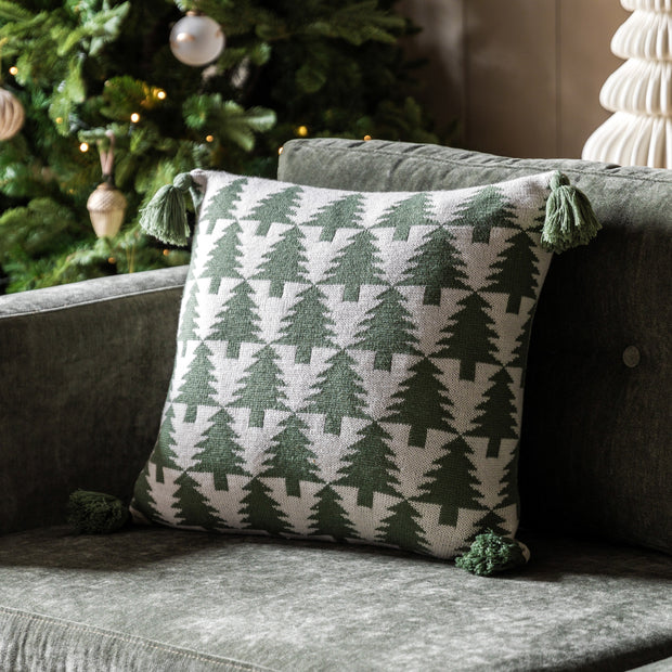 Natures Forest Knit Tree Cushion