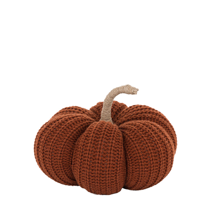 Autumn Knitted Pumpkin Rust