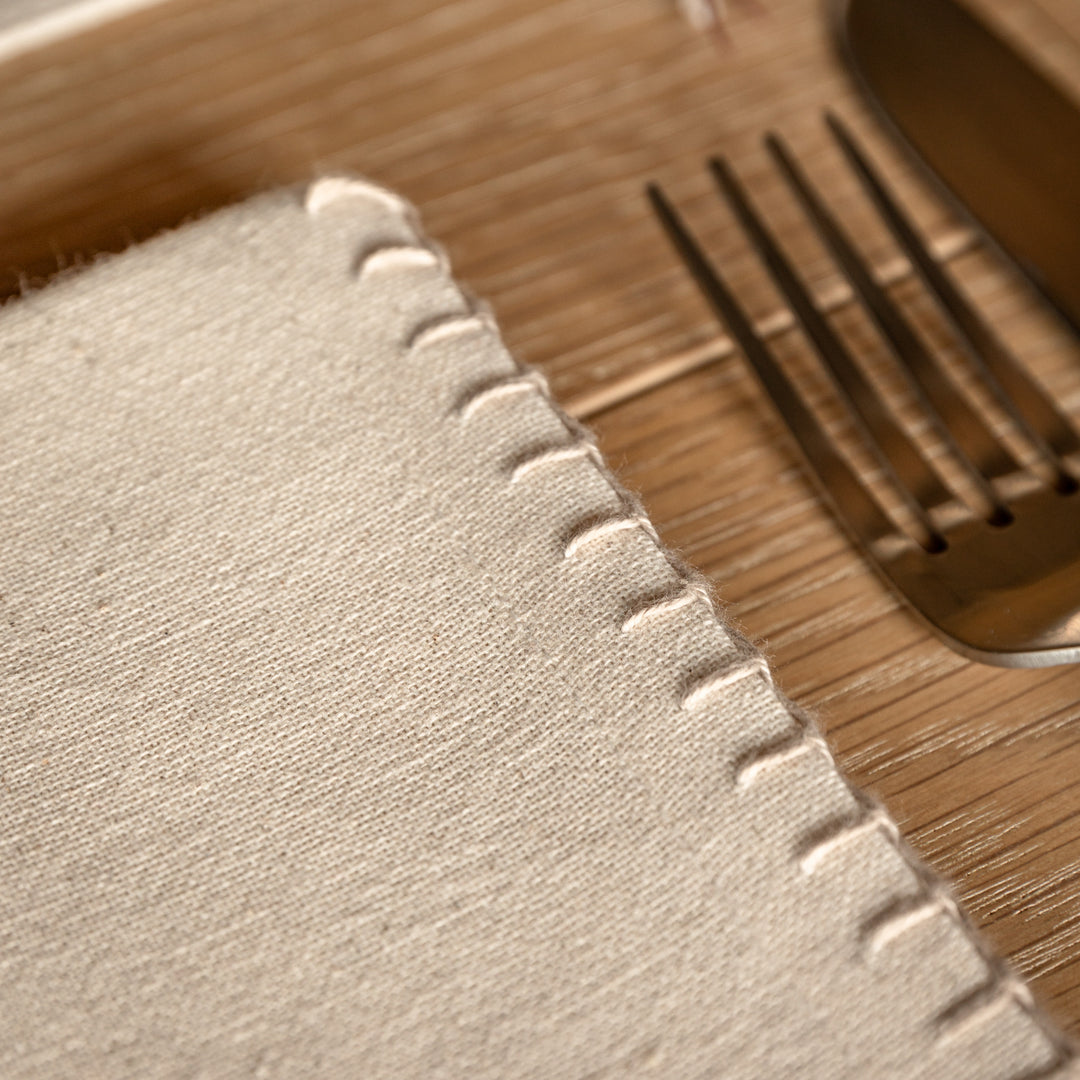 Set of 4 Deco Luxe Snowflake Napkins