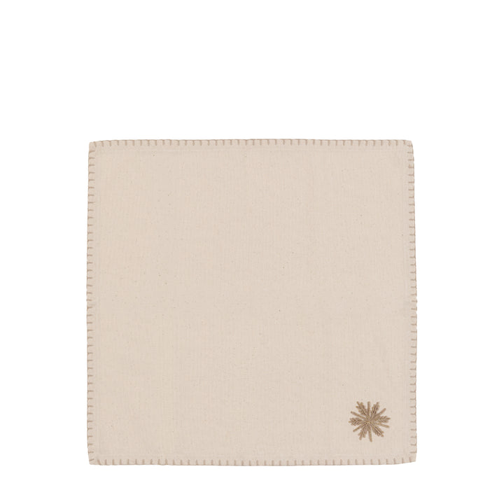 Set of 4 Deco Luxe Snowflake Napkins