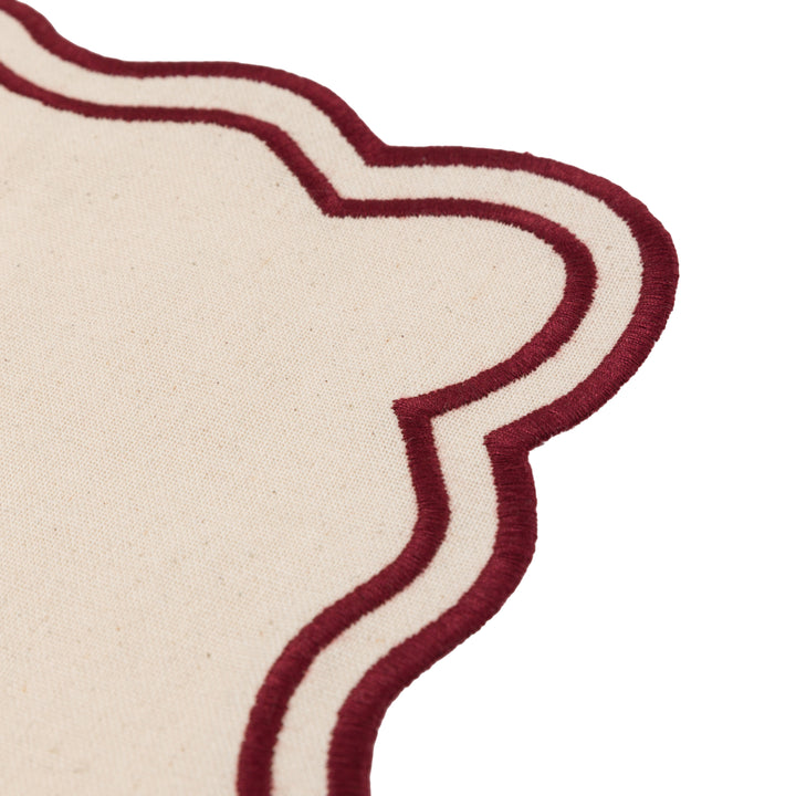 Set of 4 Heritage Scallop Bow Napkins