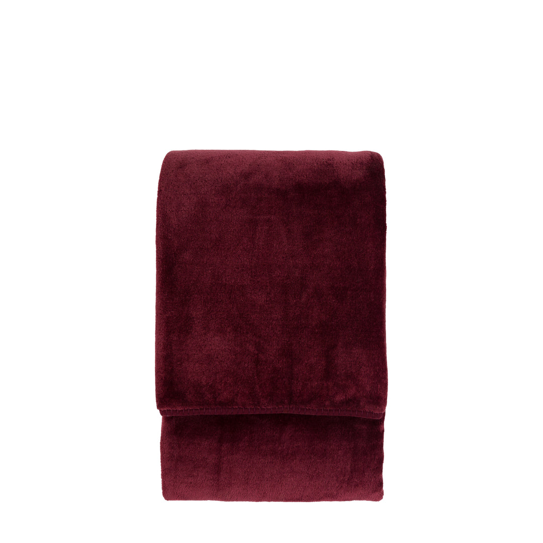 Mulberry Toasty Fleece Throw