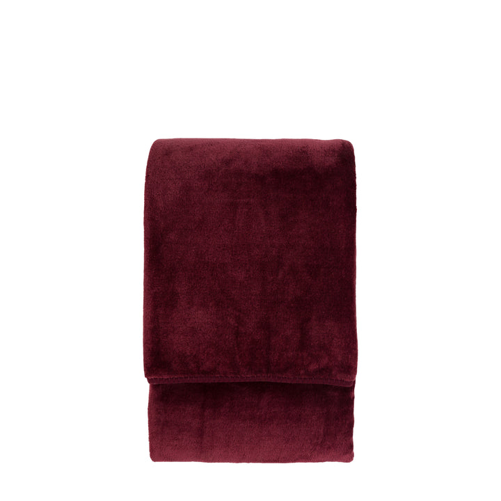 Mulberry Toasty Fleece Throw