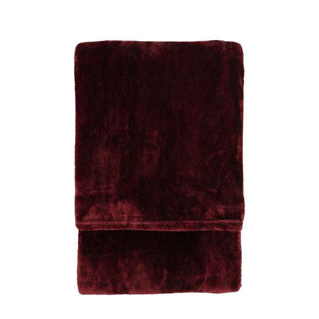 Luxe Throw in Merlot - PRE-ORDER