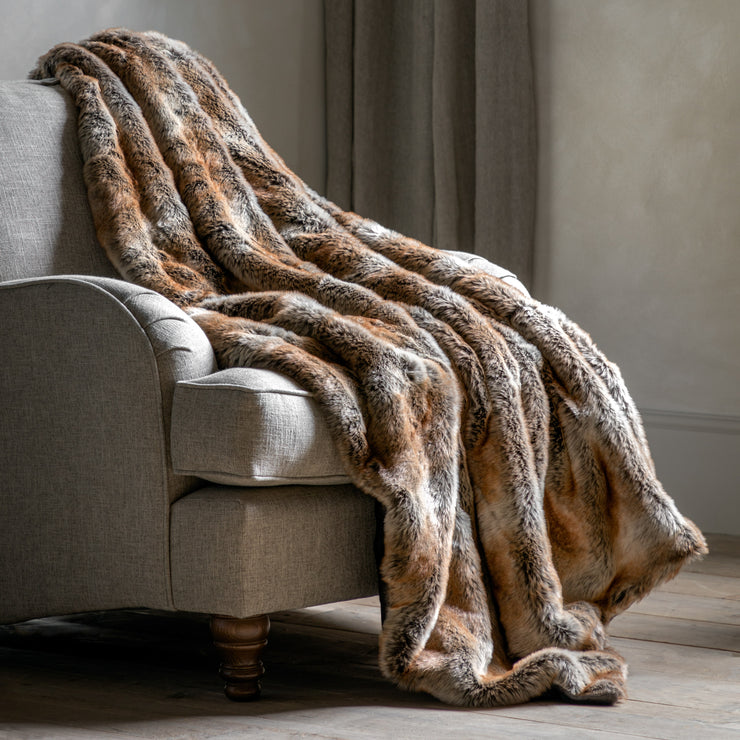 Husky Faux Fur Throw PRE ORDER