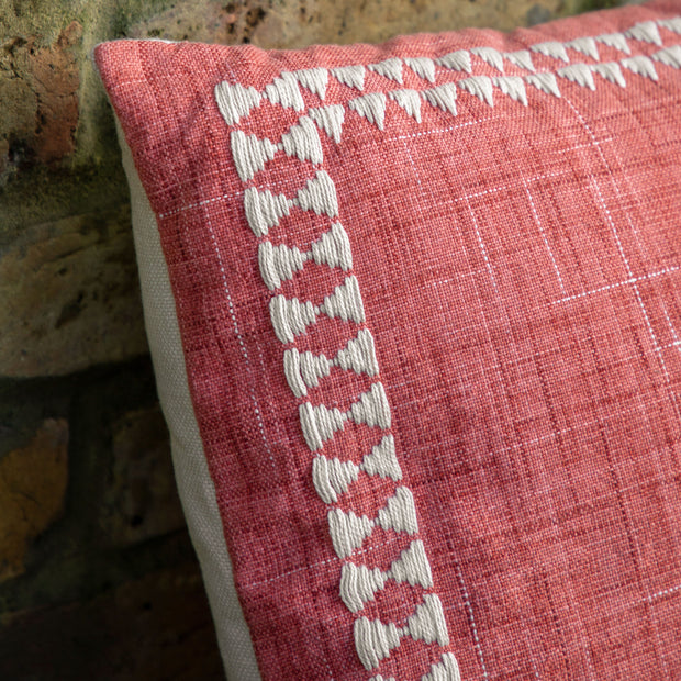 Kai Embroider Border Cushion