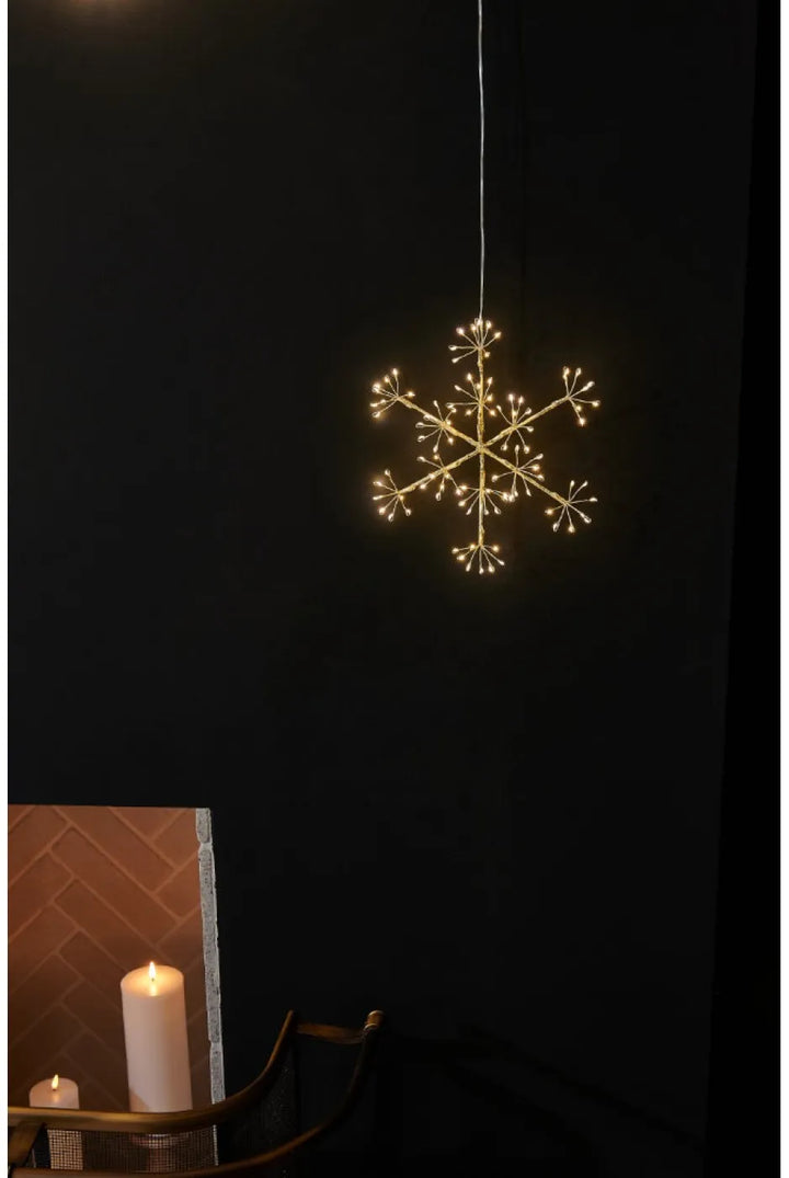 Snowflake Hanging LED Light 50cm