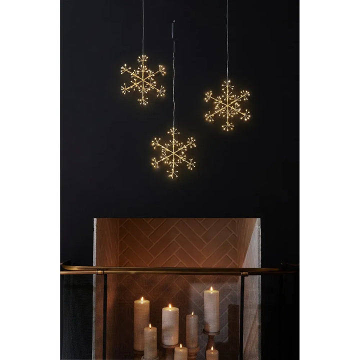 Snowflake Hanging LED Light 50cm