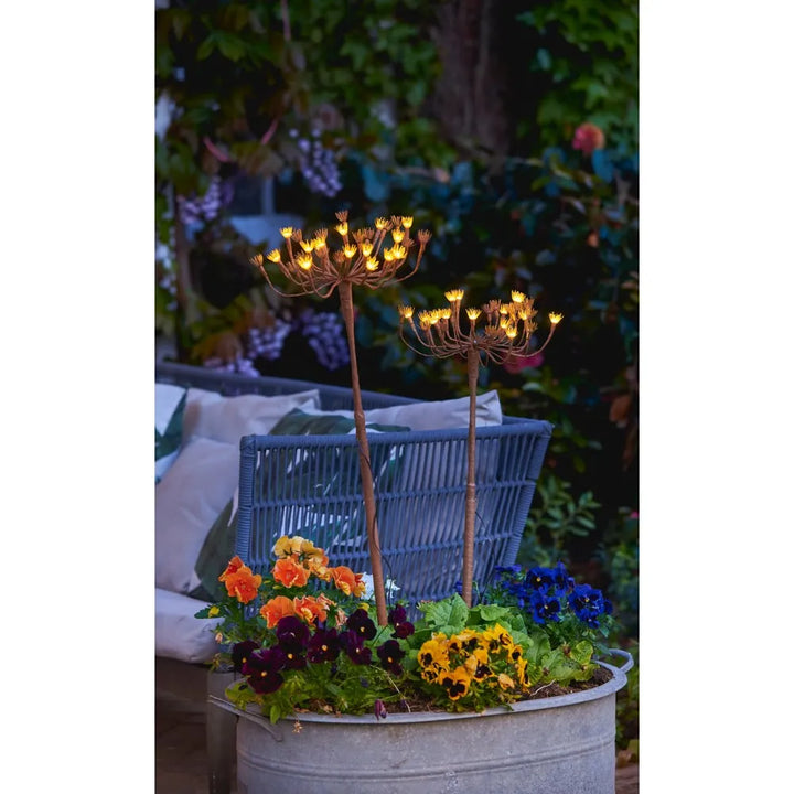 Outdoor Solar Wild Fennel Branch Brown