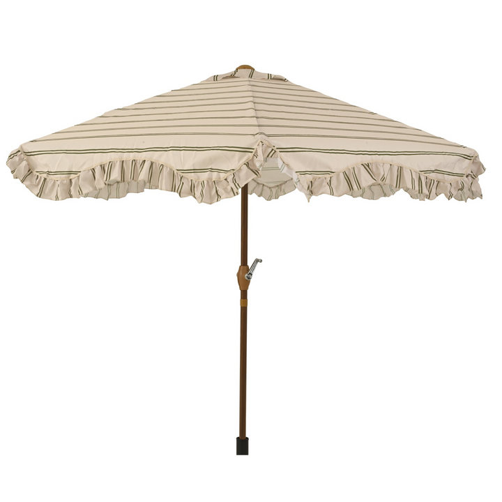 Beige Stripe Parasol