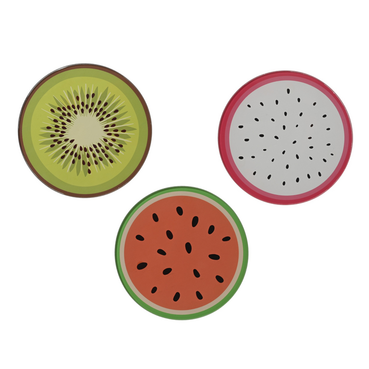 Set of 4 Fruit Coasters