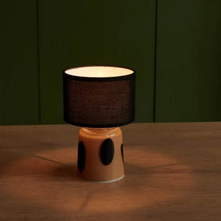 Pixie Black Polka Dot Table Lamp