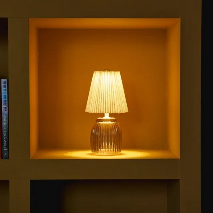 Luma LED Table Lamp in Beige